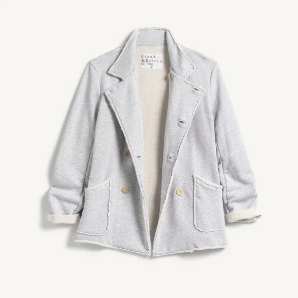 Frank & Eileen Belfast Sweatshirt Peacoat Size S Gray Melange - Picture 16 of 16